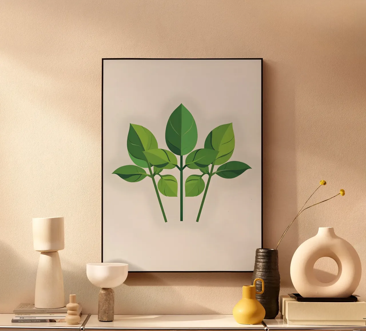 Ramo del timo alluminio dibond da Botanical Gallery