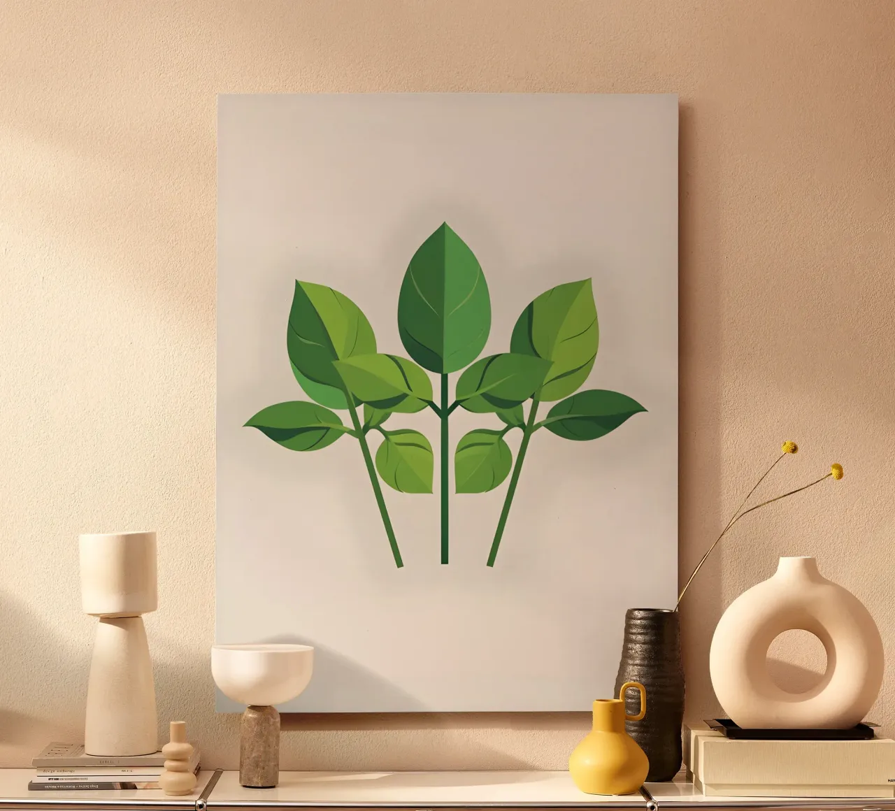 Ramo del timo alluminio dibond da Botanical Gallery