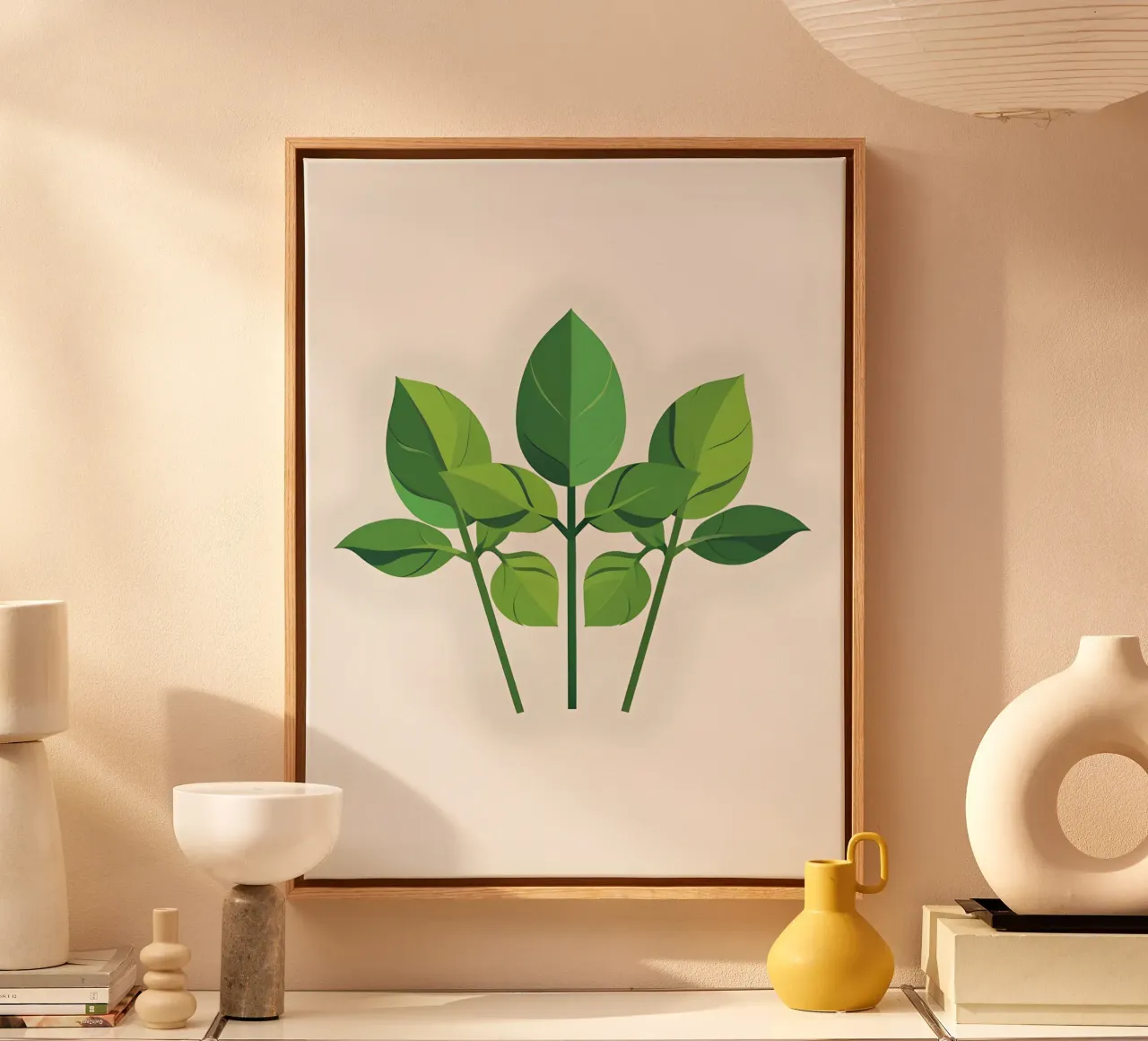 Thyme Branch canvas by Botanical Gallery