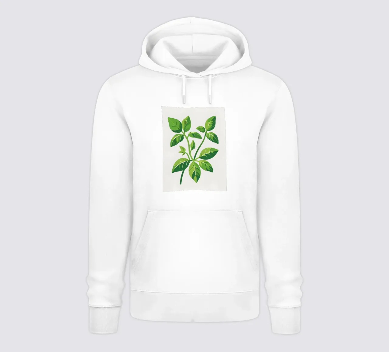 Ramo del timo felpa con cappuccio da Botanical Gallery