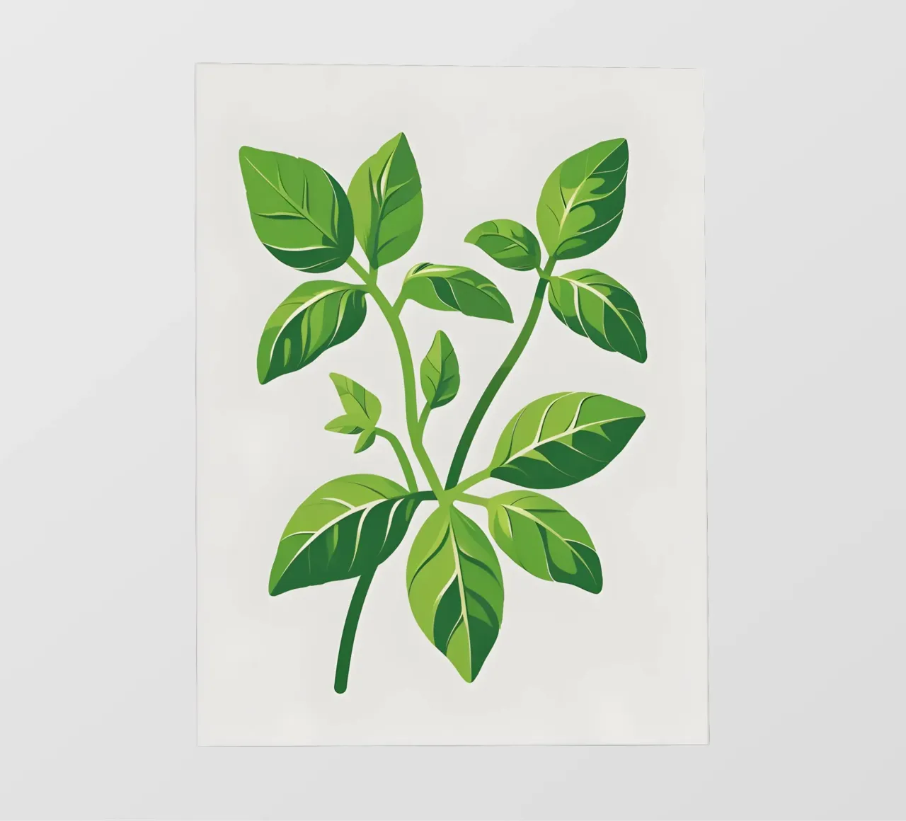 Ramo del timo telo in pvc da Botanical Gallery