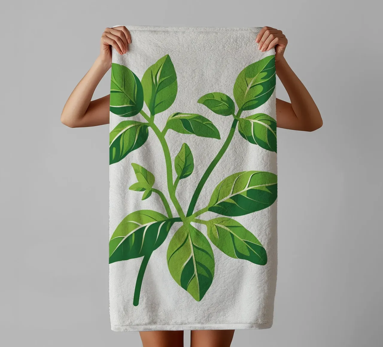 Thymianzweig Handtuch von Botanical Gallery