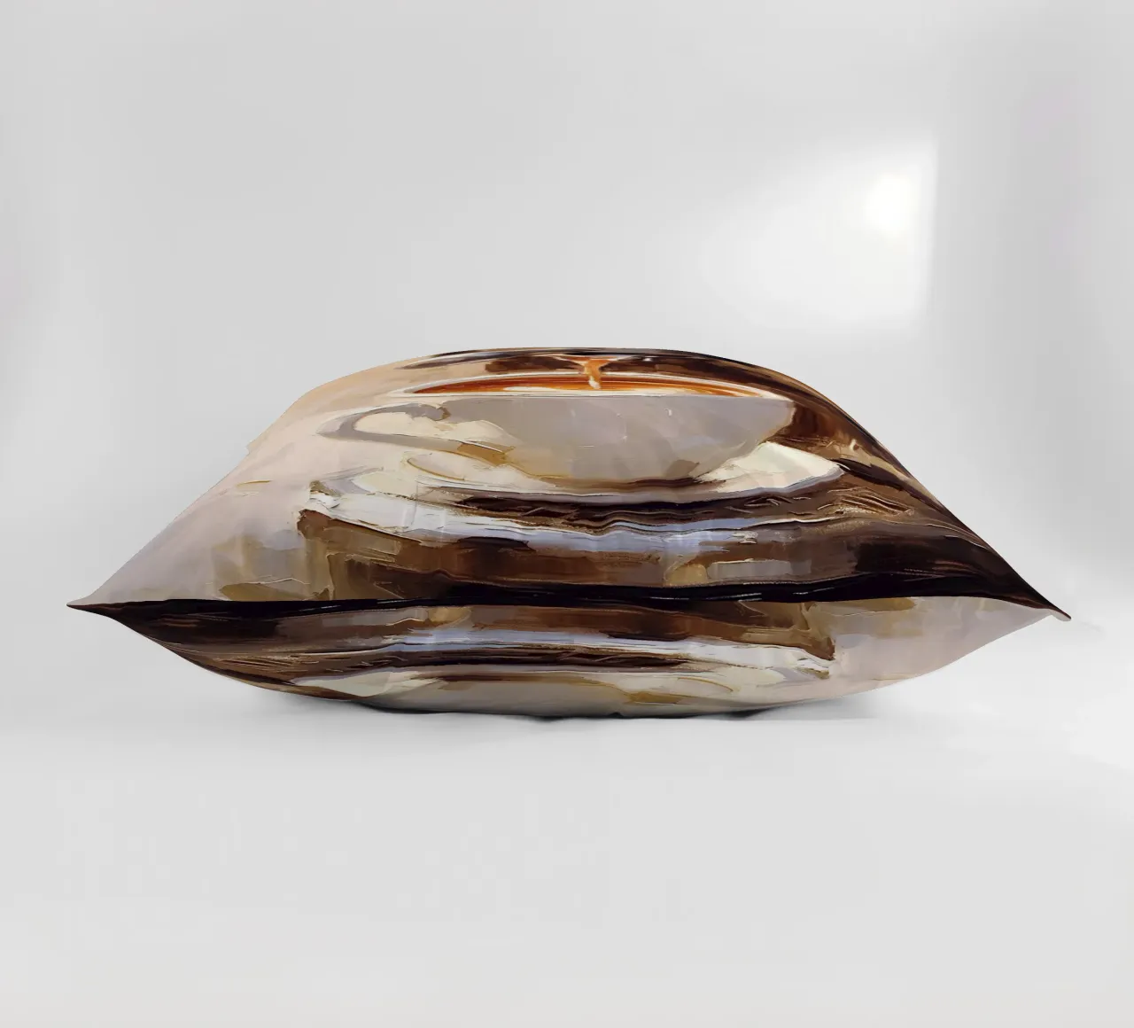 Tazza caffettiera caffè espresso toni beige marrone cuscino da Euphoria Theresa