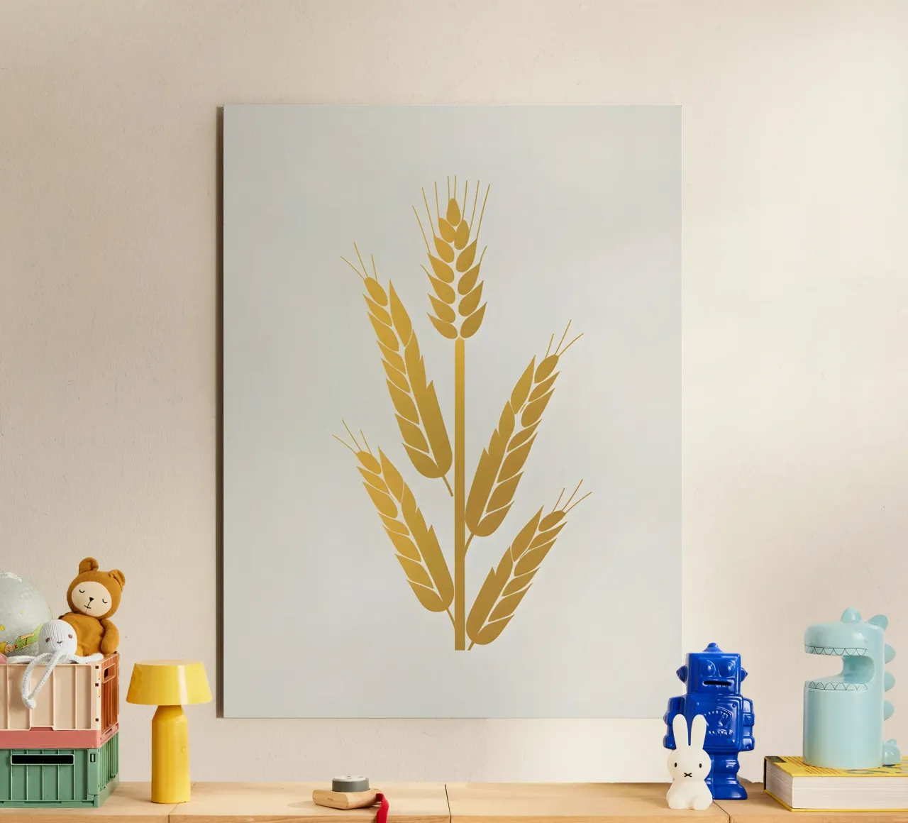 Orecchio d'orzo alluminio dibond da Botanical Gallery