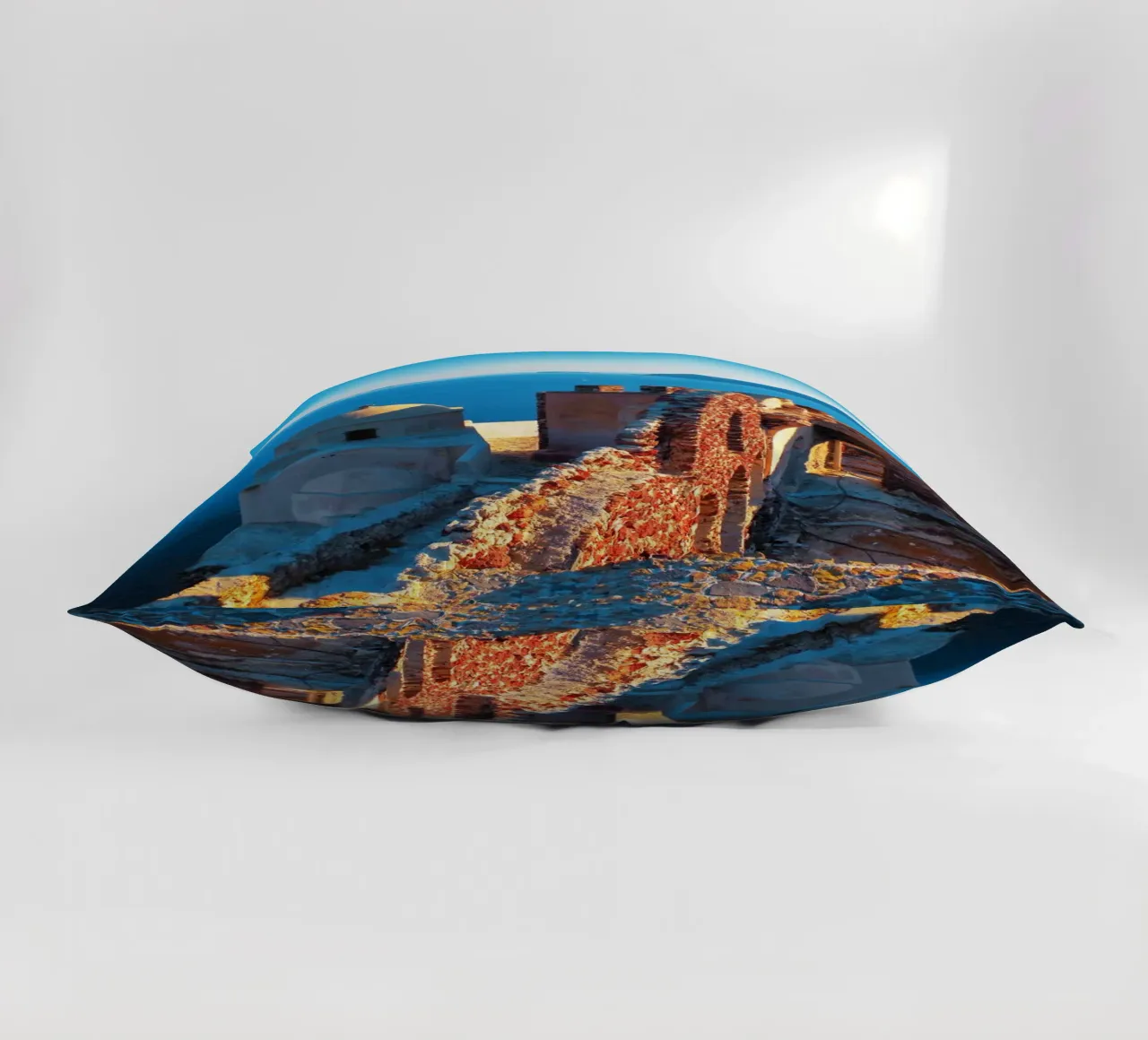 Ruin on Santorini cuscino da Fjöllart