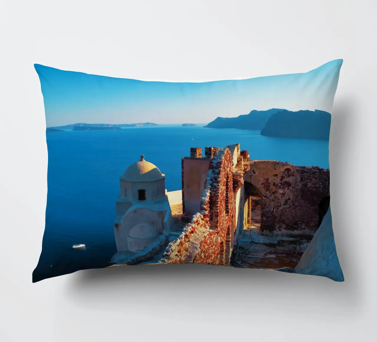 Ruin on Santorini cuscino da Fjöllart