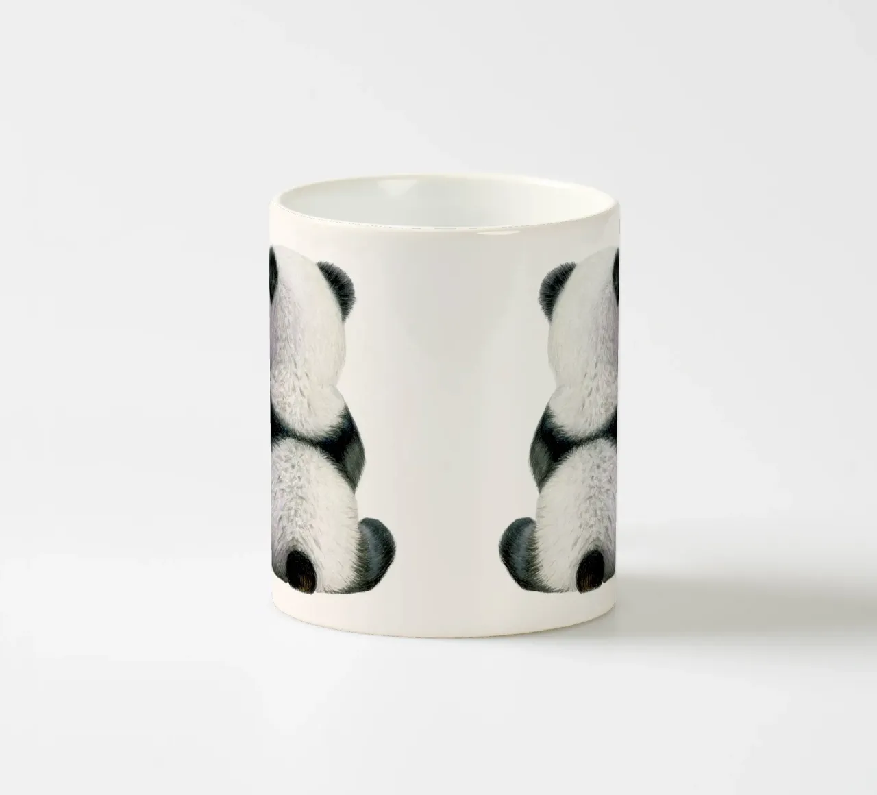 Bambino panda con bolle di sapone tazza in ceramica da Graphit und Farbe