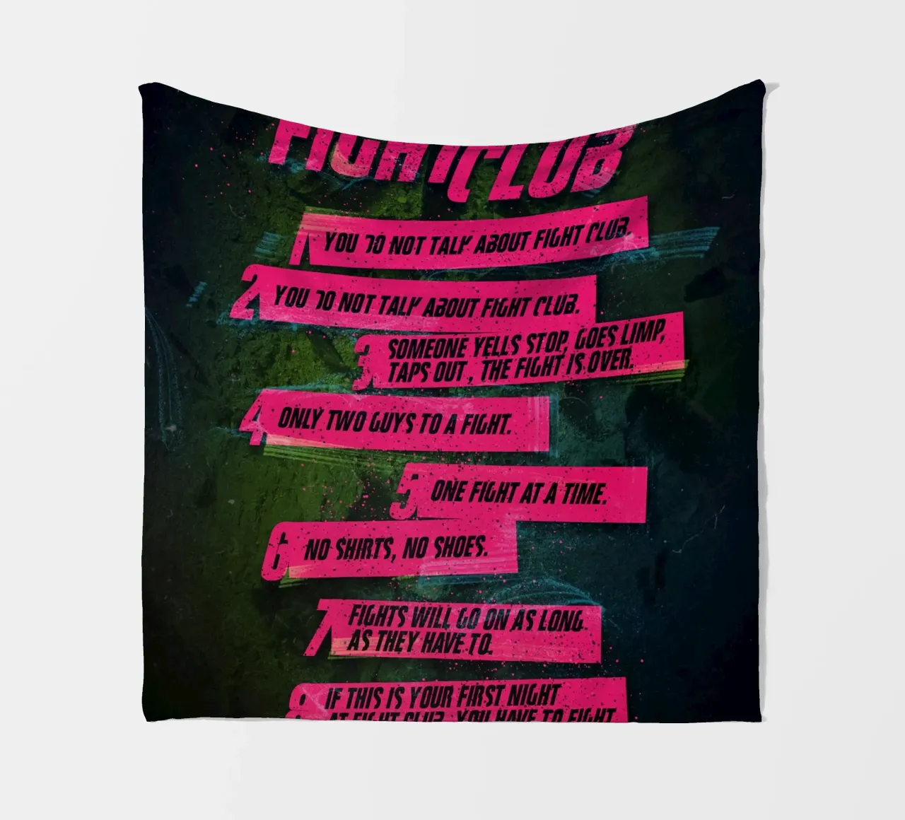 Fight Club Rules coperta in pile da nabakumov