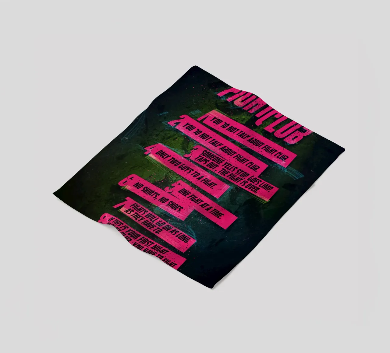 Fight Club Rules coperta in pile da nabakumov