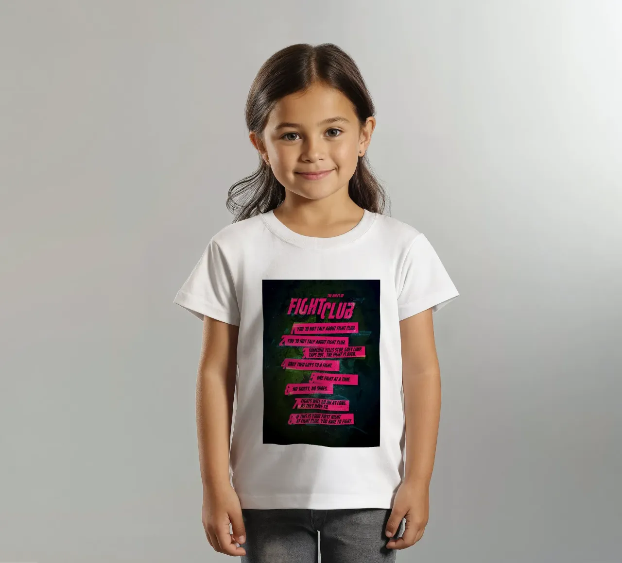Fight Club Rules t-shirt bambini da nabakumov