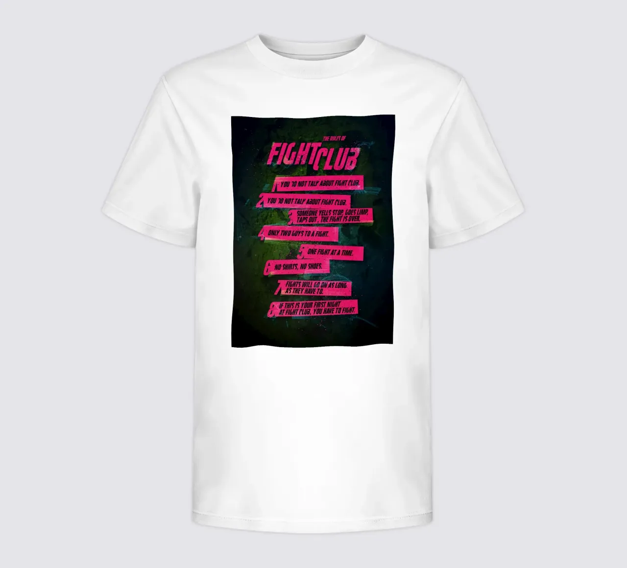 Fight Club Rules t-shirt bambini da nabakumov