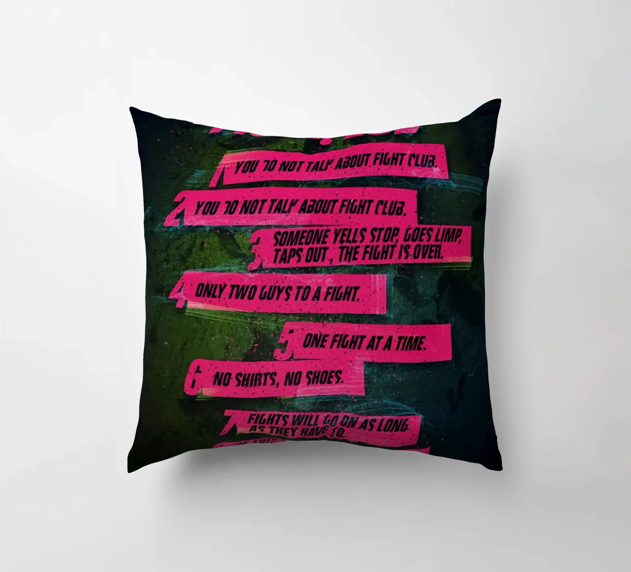 Fight Club Rules cuscino da nabakumov