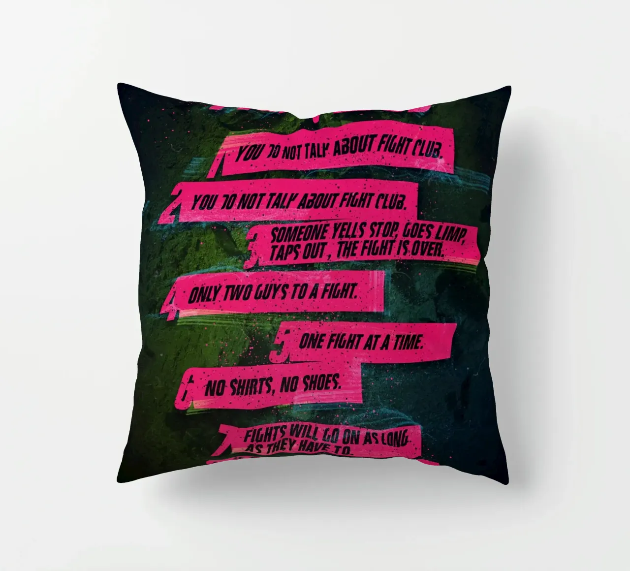 Fight Club Rules cuscino da nabakumov