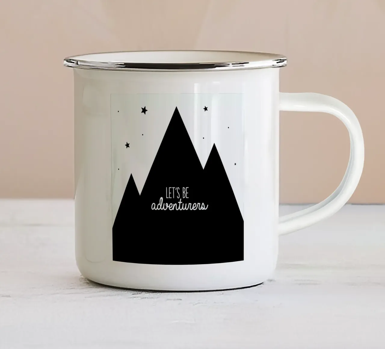 Adventurers tazza in smalto da Evita Witzenhausen