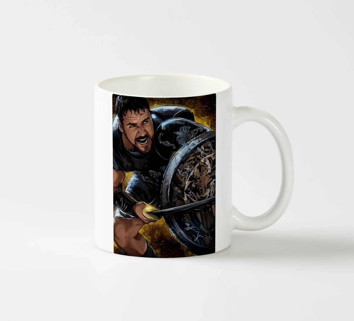 Gladiator ceramic mug by nabakumov