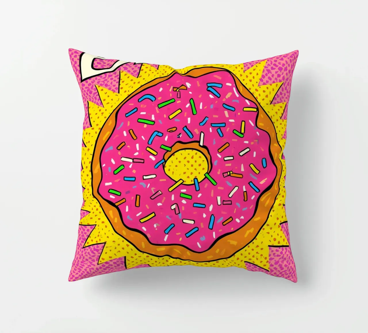 Ciambella con zuccherini "Bite Me cuscino da DesignDoodle