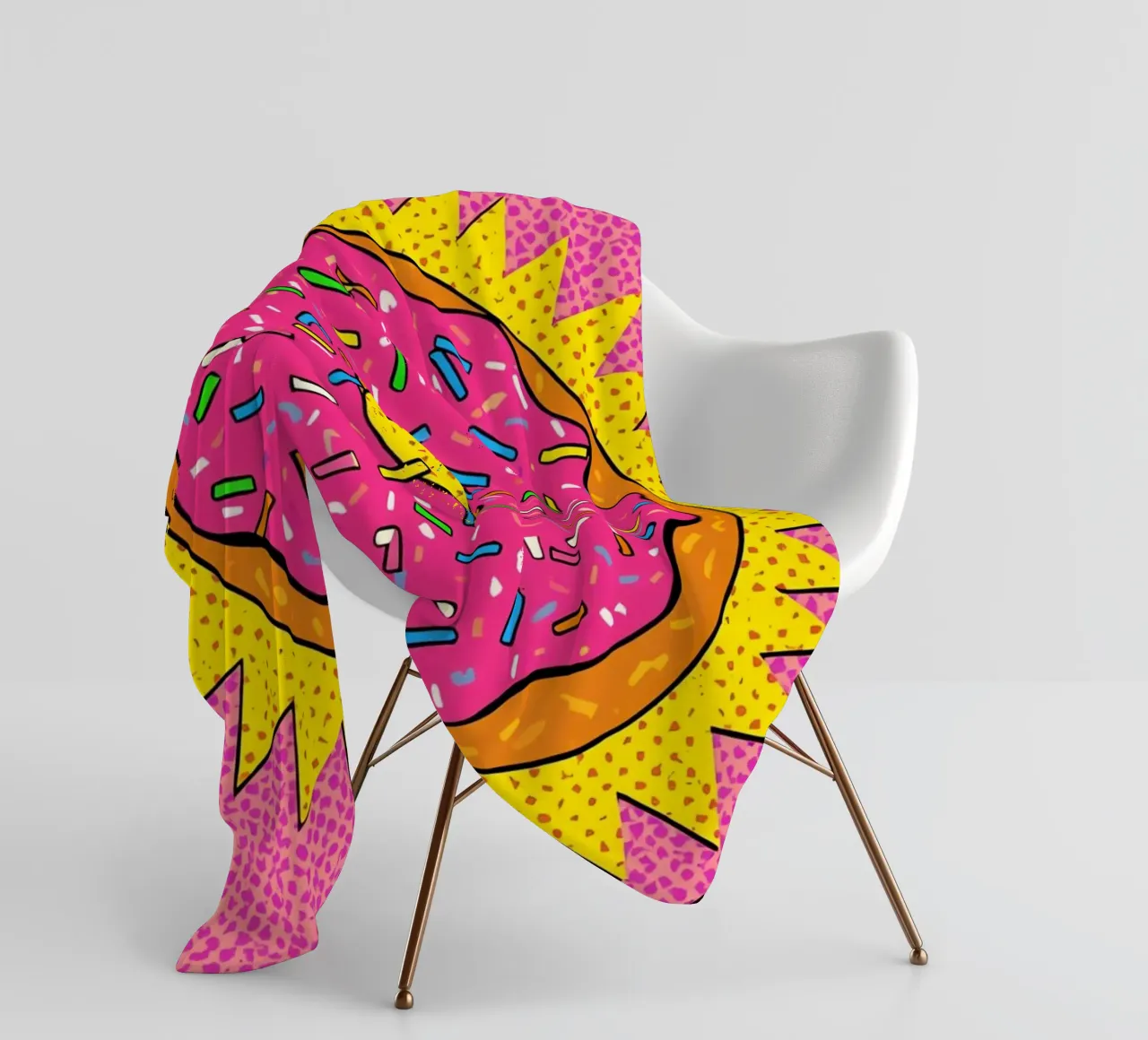 Ciambella con zuccherini "Bite Me coperta in pile da DesignDoodle