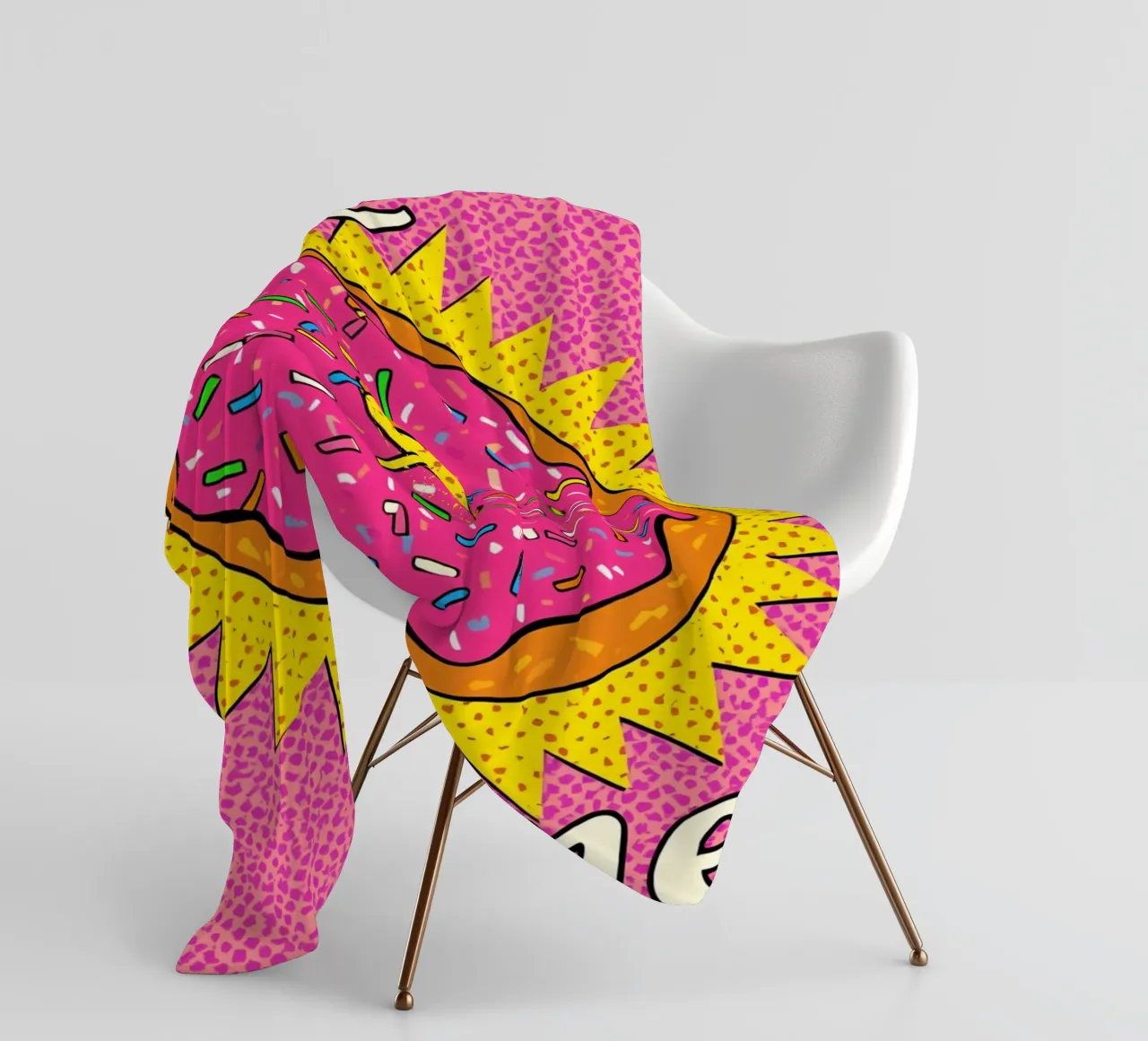 Ciambella con zuccherini "Bite Me coperta in pile da DesignDoodle