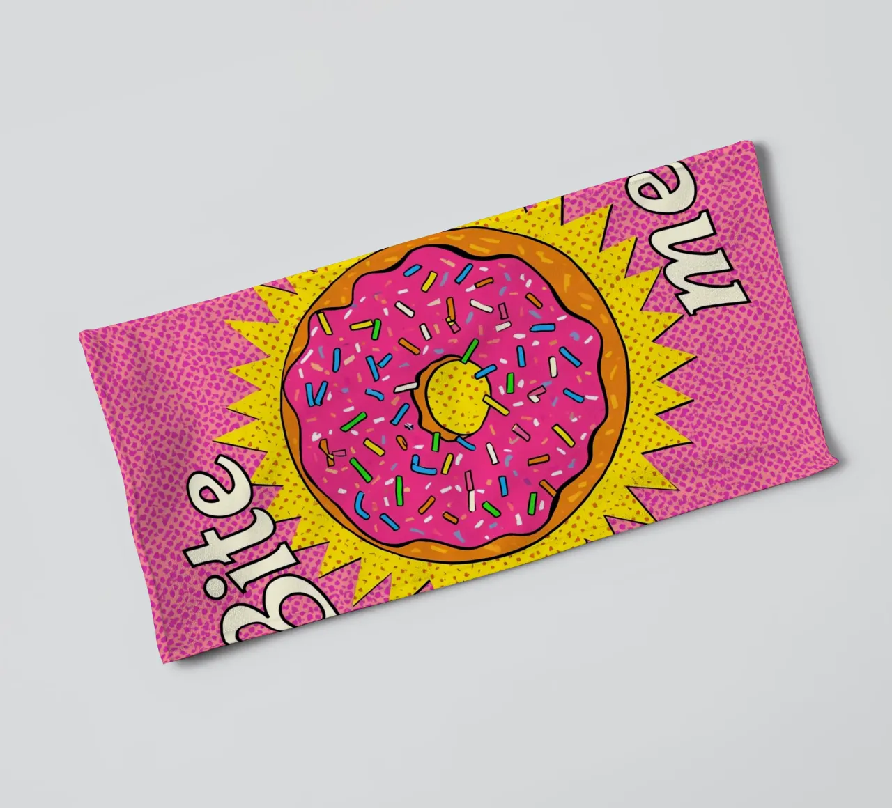Ciambella con zuccherini "Bite Me asciugamano da bagno da DesignDoodle