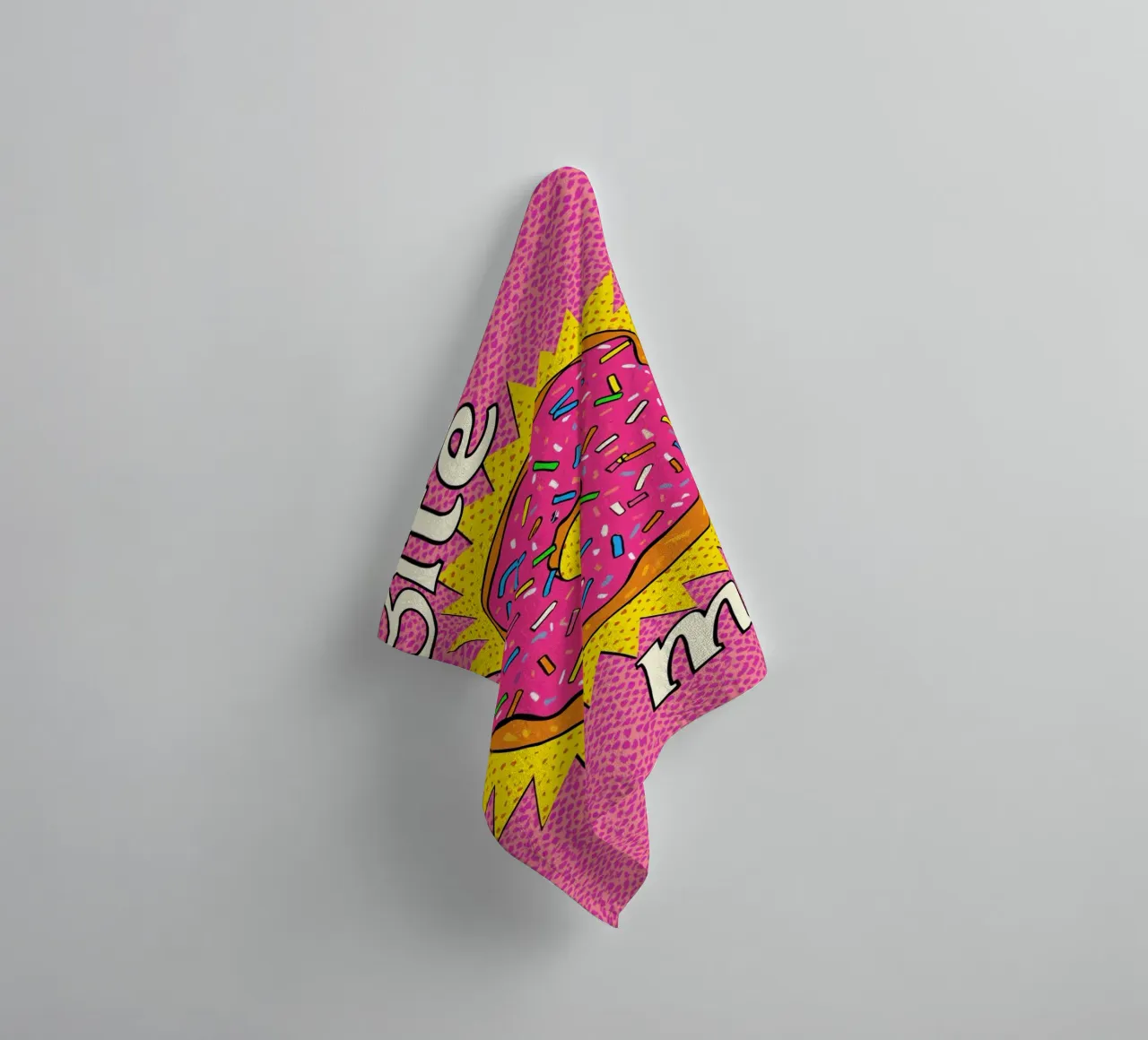 Ciambella con zuccherini "Bite Me asciugamano da bagno da DesignDoodle