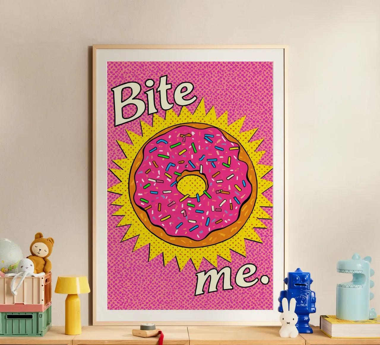 Ciambella con zuccherini "Bite Me carta hahnemühle da DesignDoodle