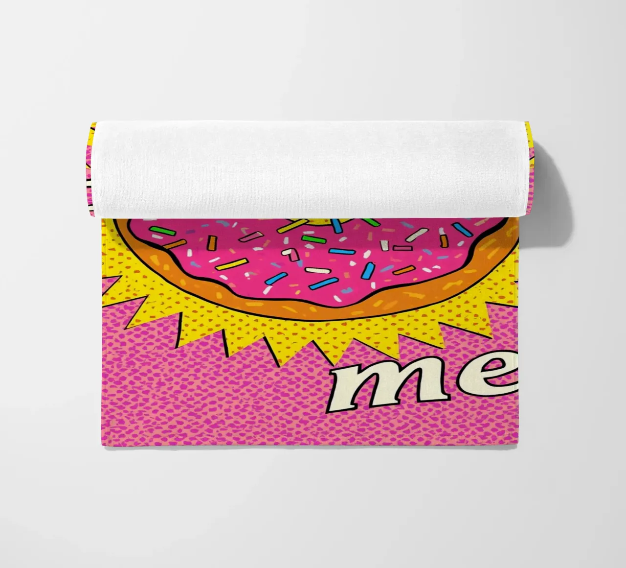 Ciambella con zuccherini "Bite Me telo mare da DesignDoodle