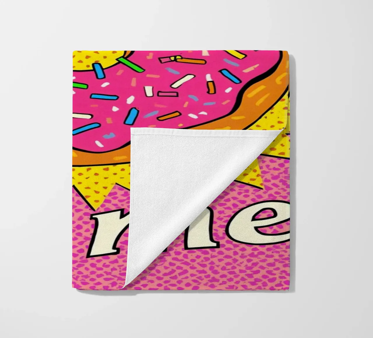 Ciambella con zuccherini "Bite Me telo mare da DesignDoodle