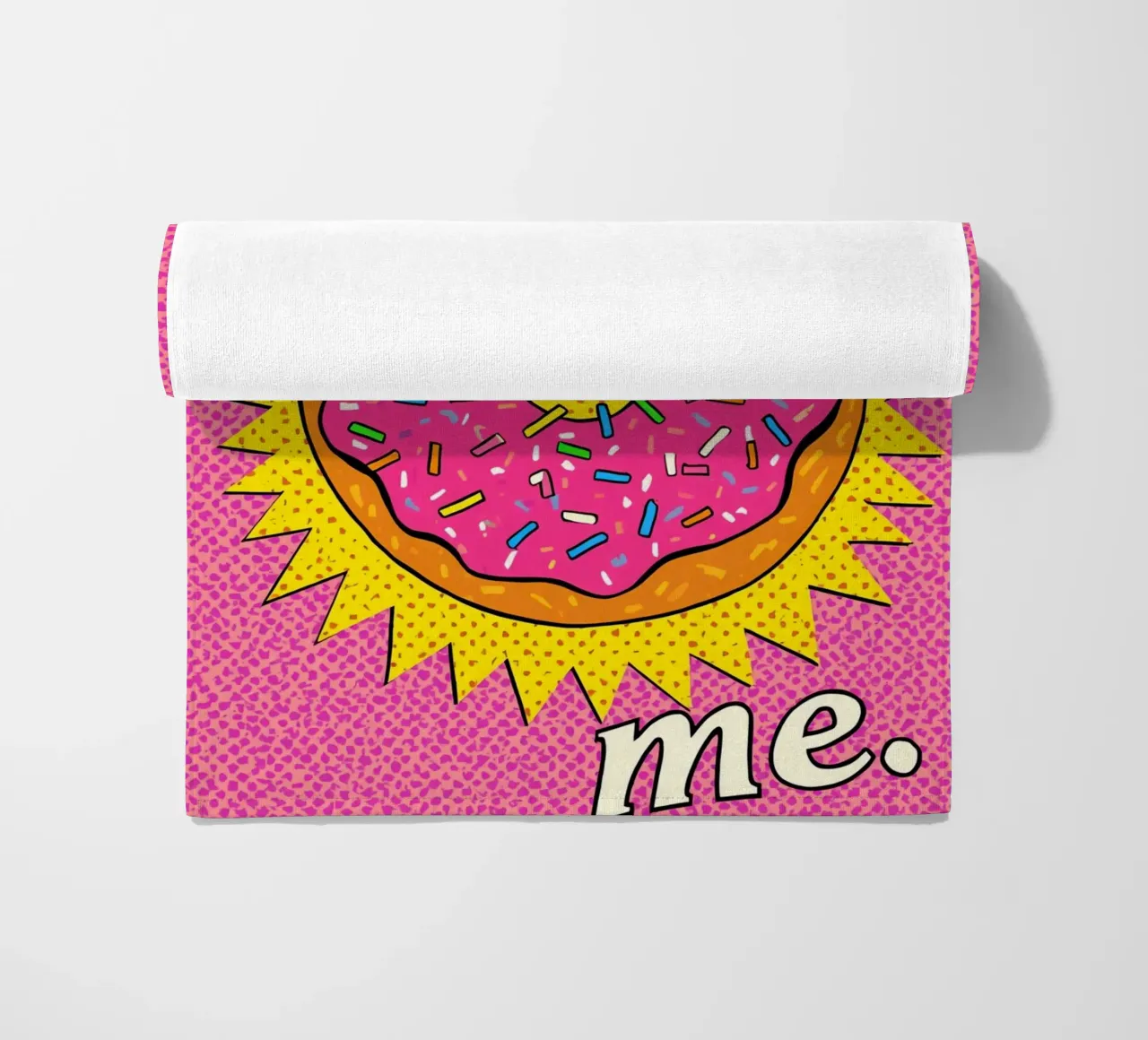 Ciambella con zuccherini "Bite Me telo mare da DesignDoodle