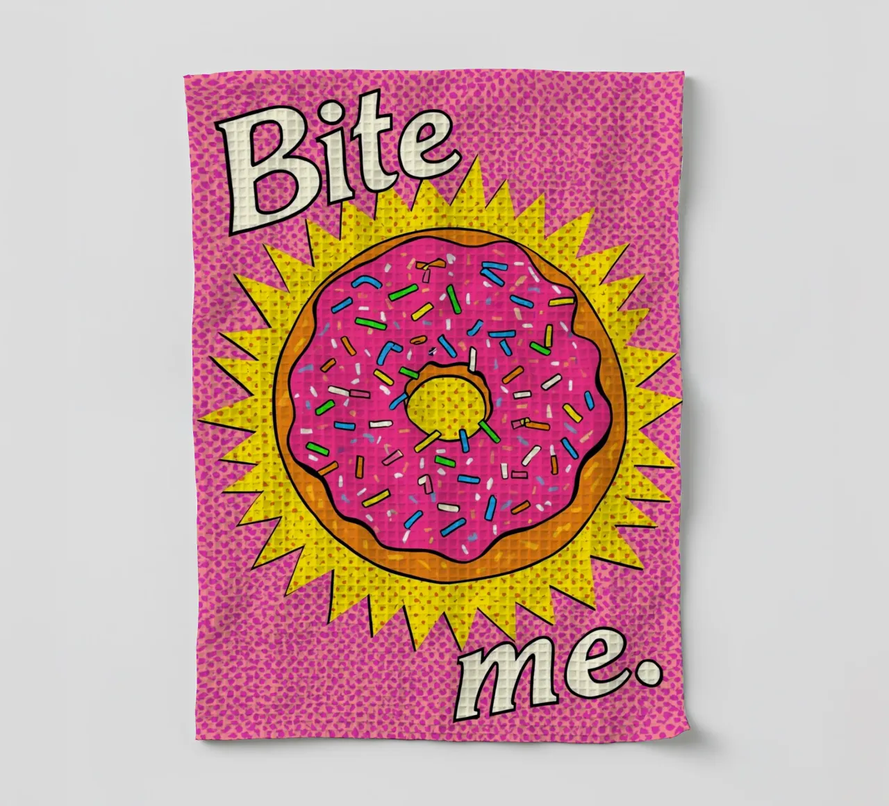 Ciambella con zuccherini "Bite Me canovaccio da cucina da DesignDoodle
