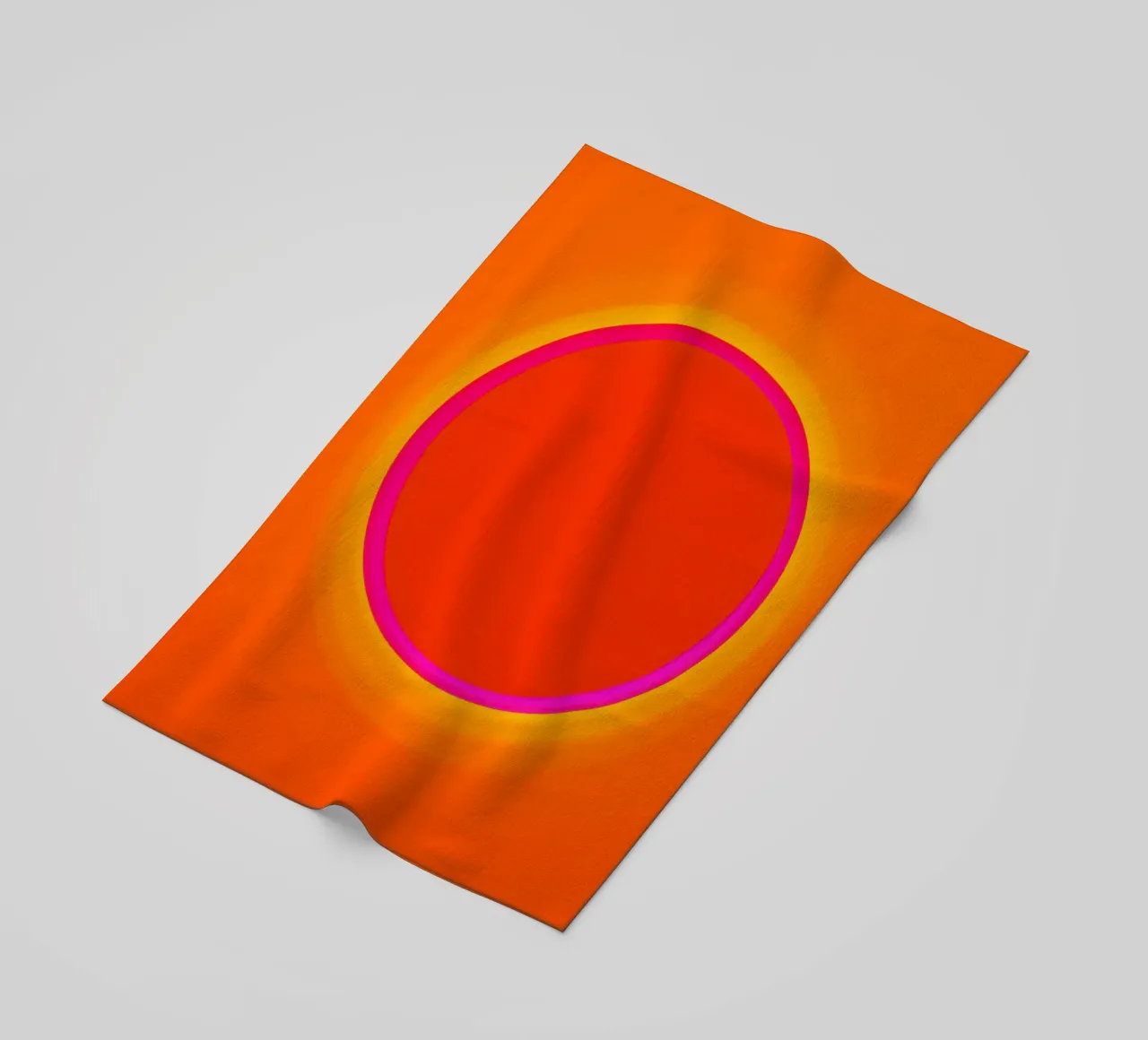 Dopamine Overflow | Cosmic Sun Circle beach towel by Autofocus