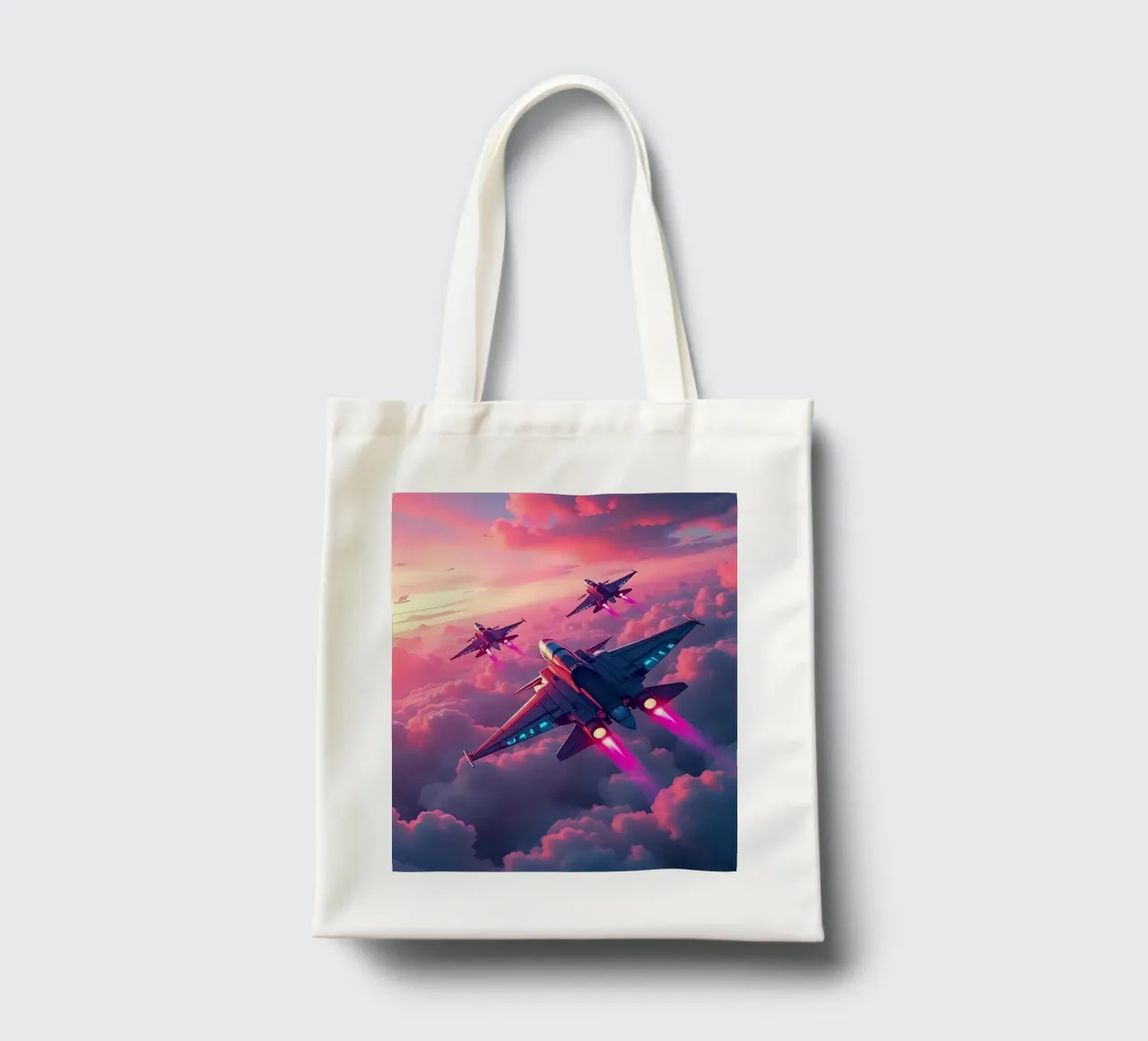 Getti nel cielo_1 borsa in juta da Fantasie & Mystikwelten by LK