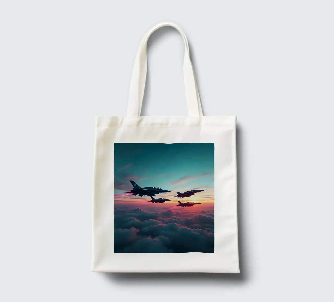 Getti nel cielo_2 borsa in juta da Fantasie & Mystikwelten by LK