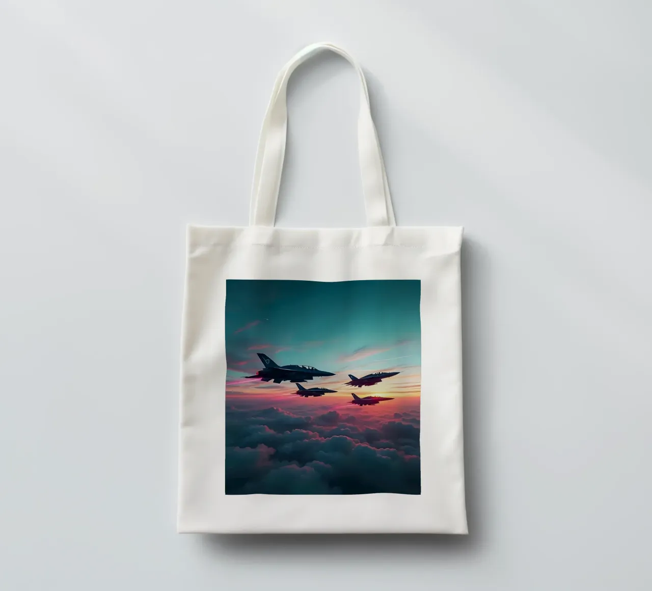 Getti nel cielo_2 borsa in juta da Fantasie & Mystikwelten by LK
