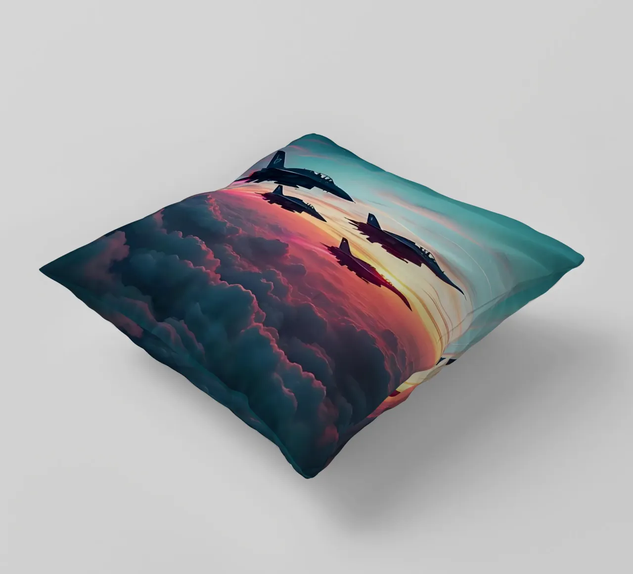 Getti nel cielo_2 cuscino da Fantasie & Mystikwelten by LK