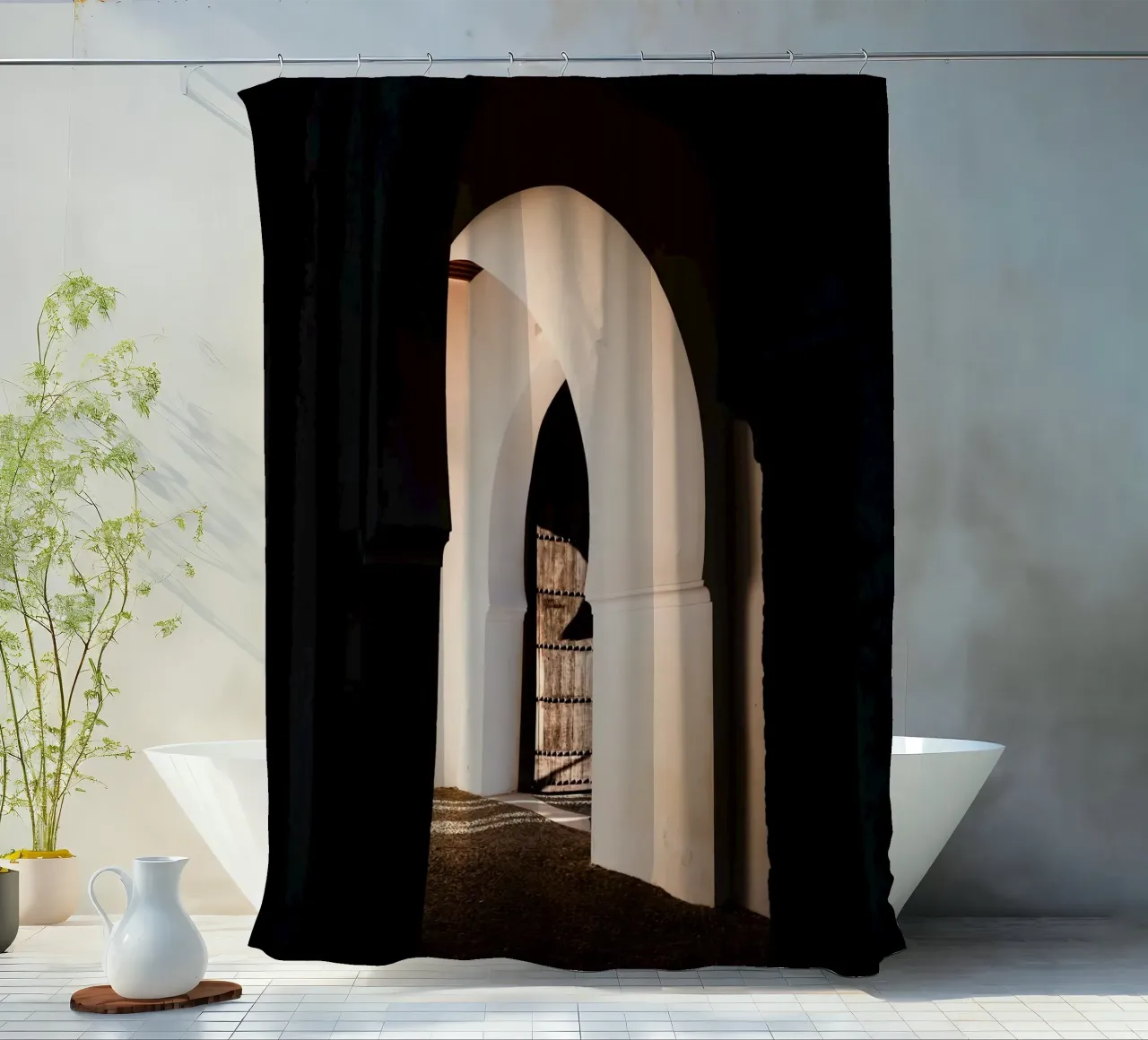 Doorway in Rabat tenda da doccia da photolovers