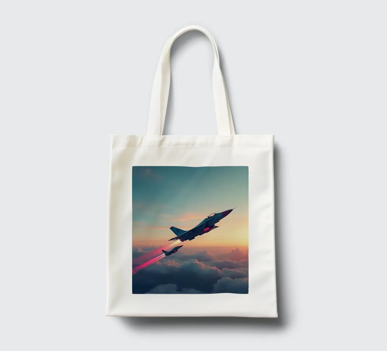Getti nel cielo_3 borsa in juta da Fantasie & Mystikwelten by LK