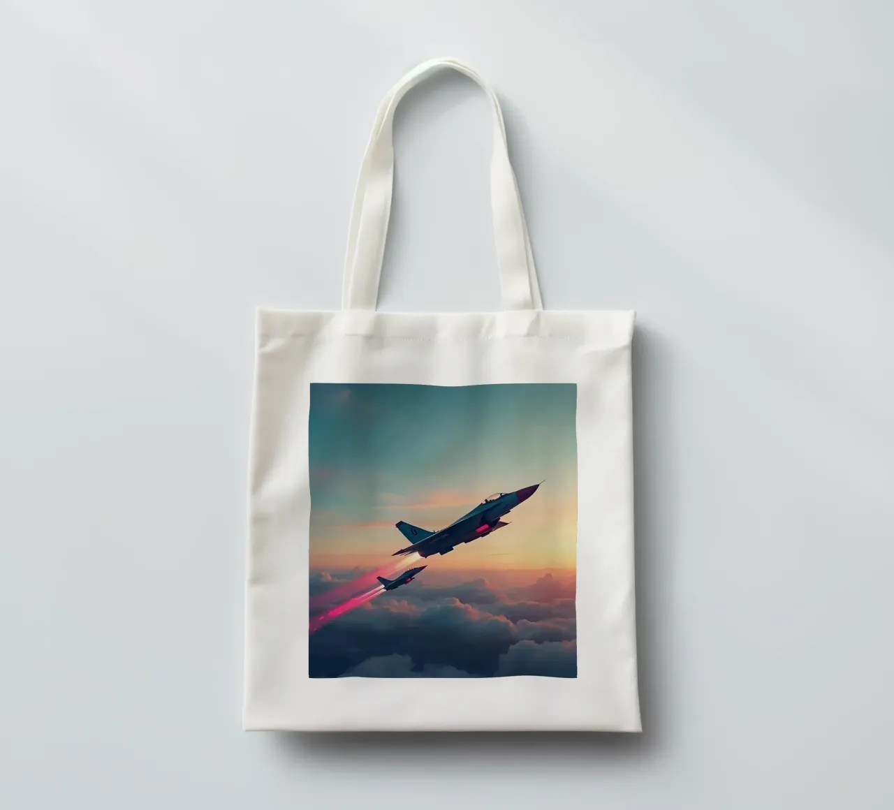 Getti nel cielo_3 borsa in juta da Fantasie & Mystikwelten by LK