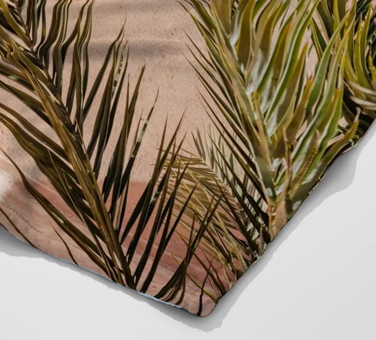 Palm, wall and window in Morocco coperta in pile da photolovers