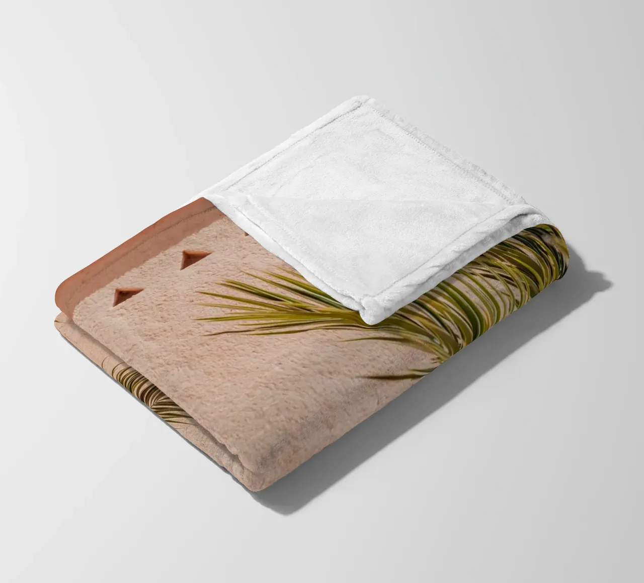 Palm, wall and window in Morocco coperta in pile da photolovers