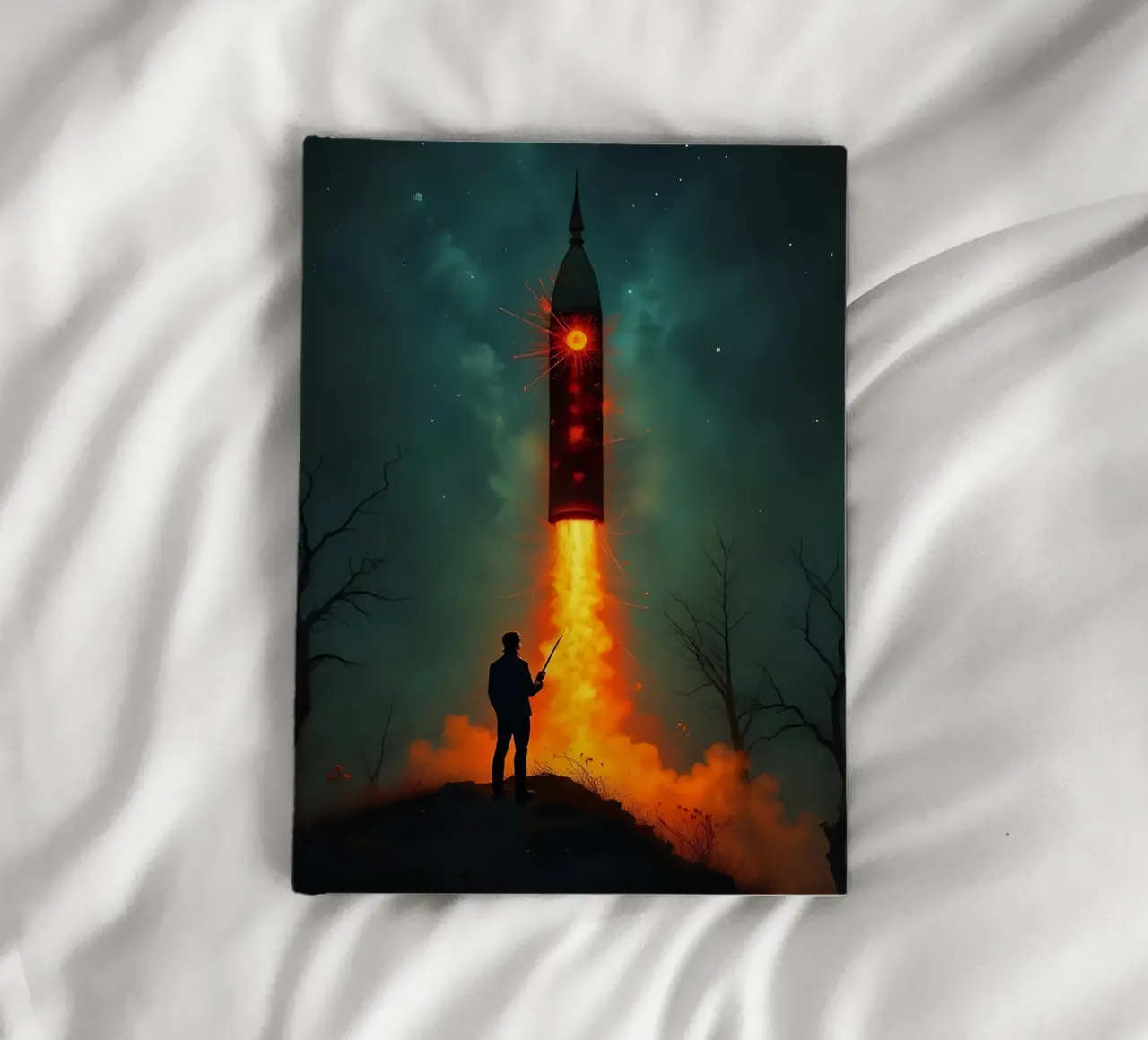 Rakete_2 Notizbuch von Fantasie & Mystikwelten by LK