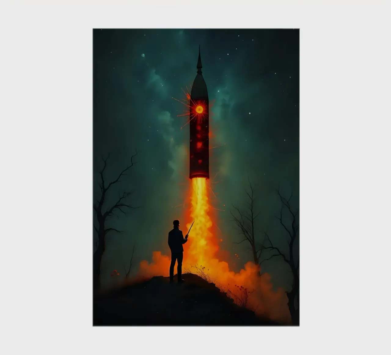 Rocket_2 notebook by Fantasie & Mystikwelten by LK