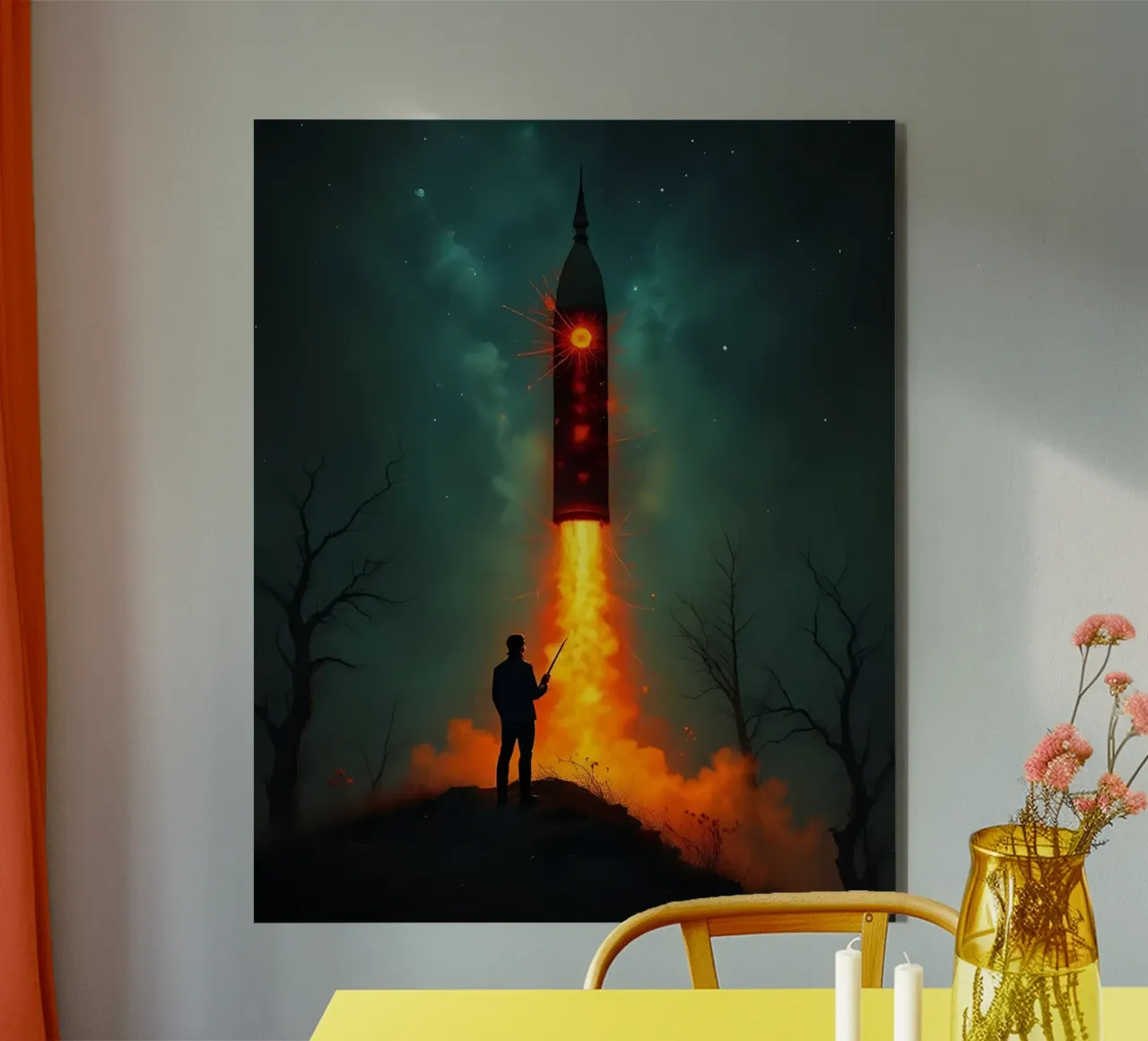 Razzo_2 alluminio dibond da Fantasie & Mystikwelten by LK