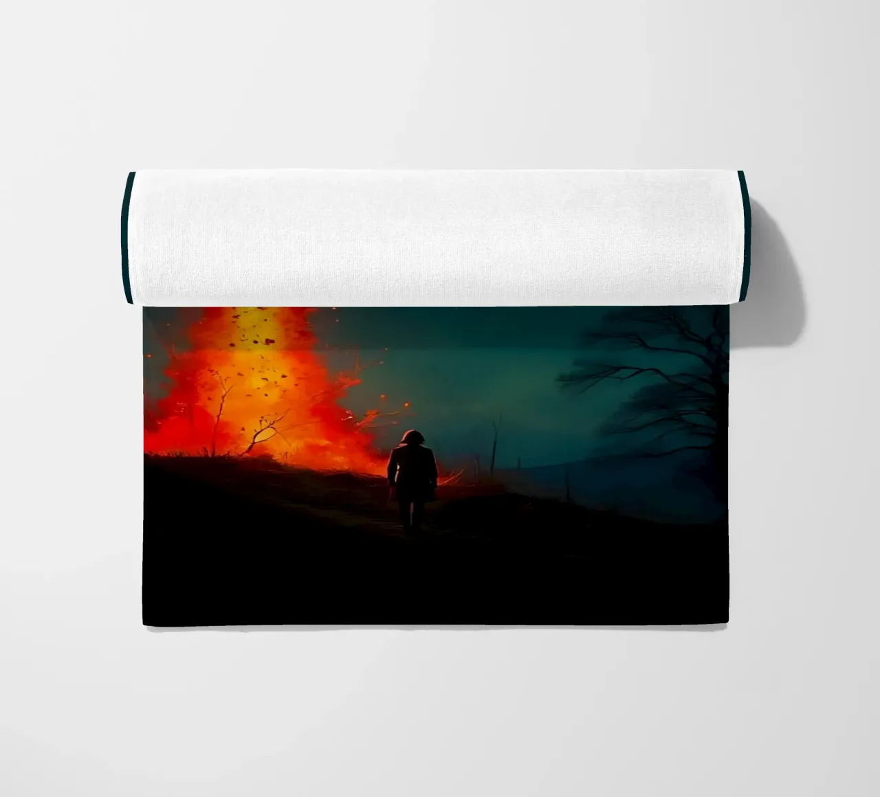 Raket_3 strandhanddoek van Fantasie & Mystikwelten by LK