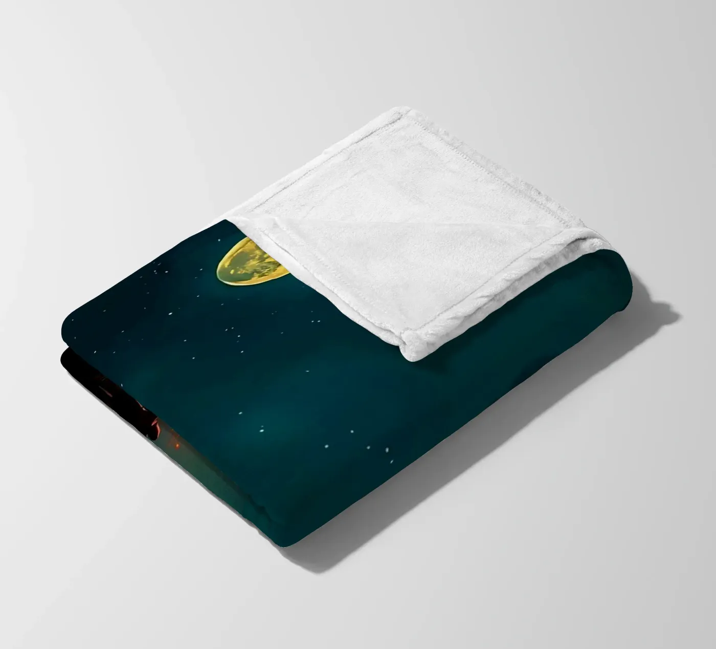 Rocket_3 fleece blanket by Fantasie & Mystikwelten by LK