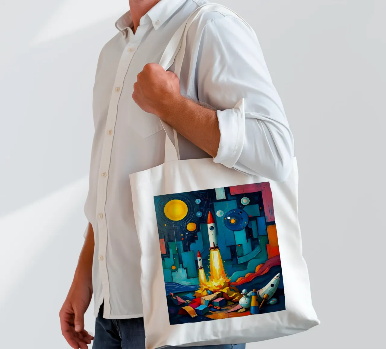 Razzi_1 borsa in juta da Fantasie & Mystikwelten by LK