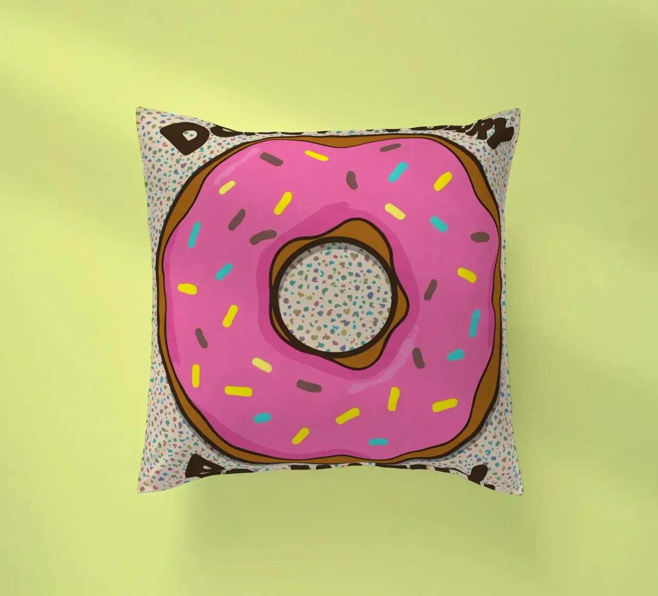 Non preoccupatevi di essere felici cuscino da DesignDoodle