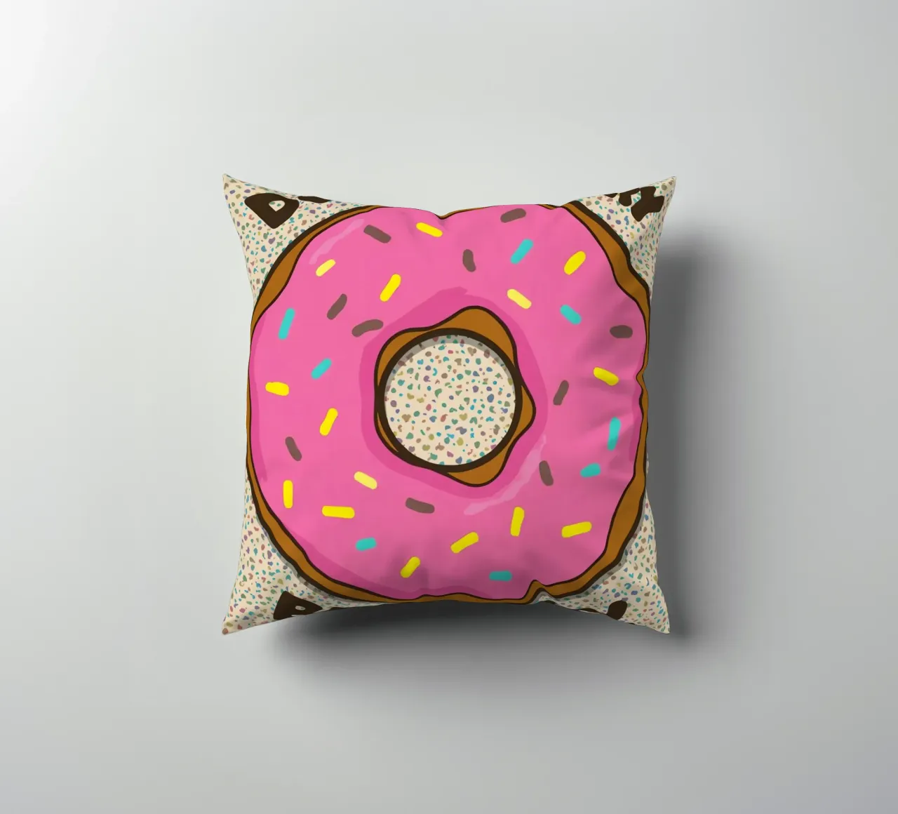 Non preoccupatevi di essere felici cuscino da DesignDoodle