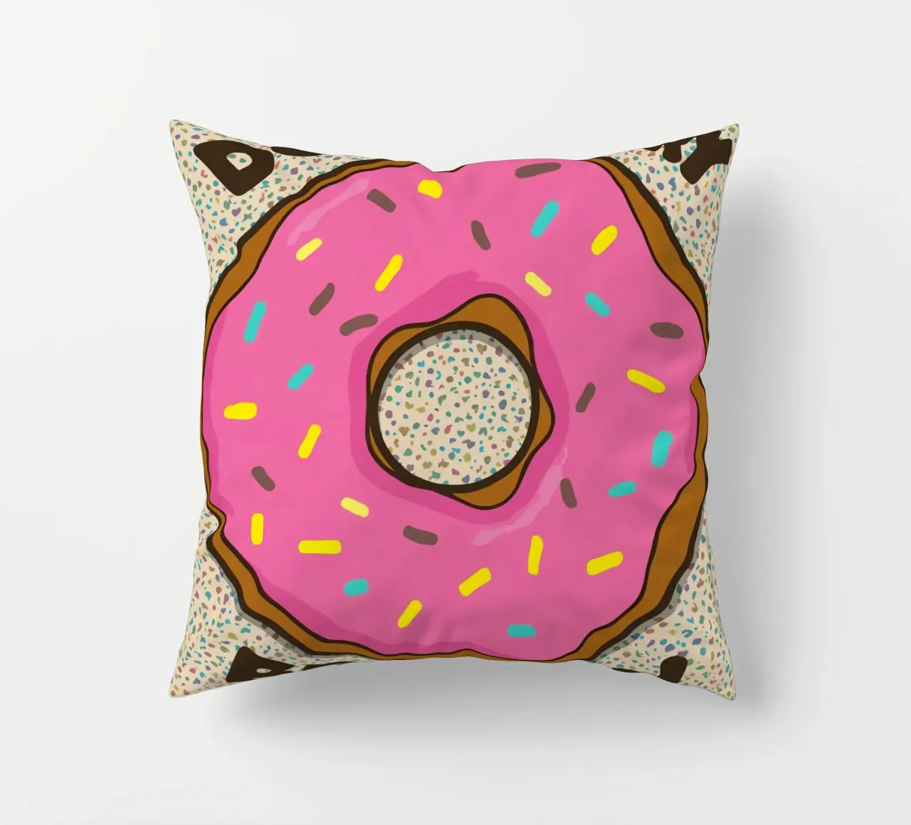 Non preoccupatevi di essere felici cuscino da DesignDoodle