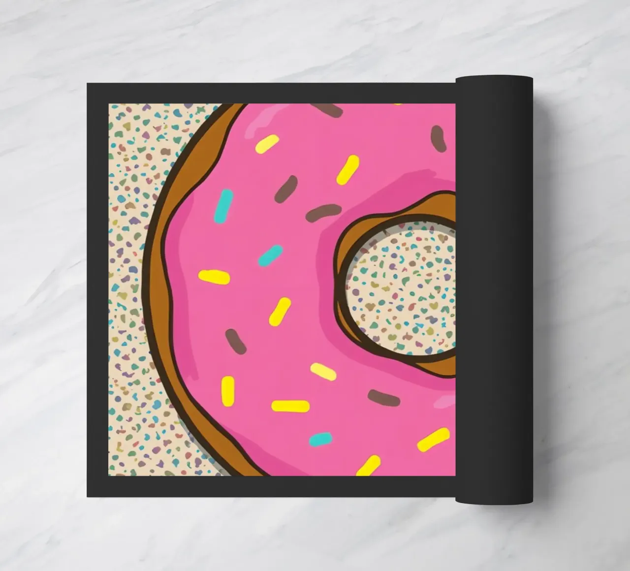 Non preoccupatevi di essere felici zerbino da DesignDoodle