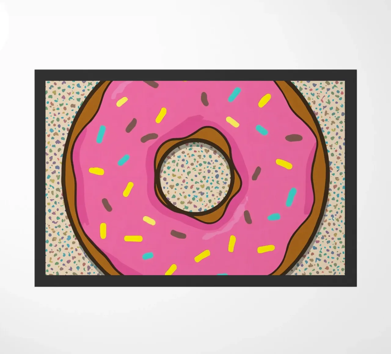 Non preoccupatevi di essere felici zerbino da DesignDoodle